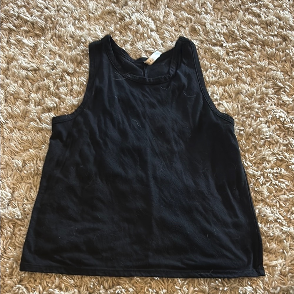 Black Sleeveless Women's Top